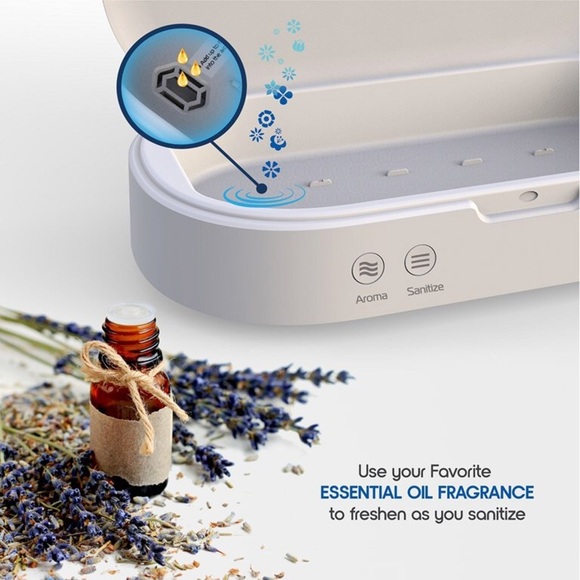 PhoneSpa Phone & Accessory UV-C Sanitizer and Aroma Diffuser - Picture 5 of 6